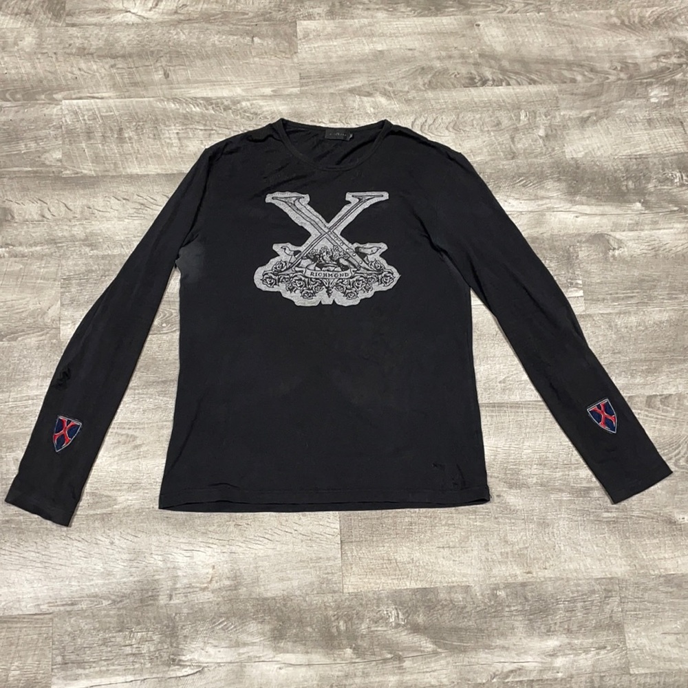 Authentic John Richmond grunge y2k longsleeve top